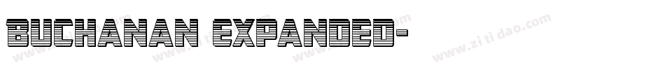Buchanan Expanded字体转换